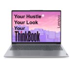 Lenovo ThinkBook 16 AMD Ryzen 5 7535HS (8GB RAM/512GB SSD/Win 11 Home/Office 2024/Backlit Keyboard/Fingerprint) 16" WUXGA IPS 300 Nits Thin & Light Laptop/1Y Warranty/Aluminium Top/1.7kg.