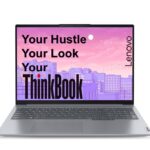 Lenovo ThinkBook 16 AMD Ryzen 5 7535HS (8GB RAM/512GB SSD/Win 11 Home/Office 2024/Backlit Keyboard/Fingerprint) 16" WUXGA IPS 300 Nits Thin & Light Laptop/1Y Warranty/Aluminium Top/1.7kg.