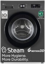 LG 9 Kg, 5 Star, AI Direct Drive Technology, Steam, 6 Motion DD & Wi-Fi Fully-Automatic Front Load Washing Machine