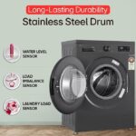 LG 9 Kg, 5 Star, AI Direct Drive Technology, Steam, 6 Motion DD & Wi-Fi Fully-Automatic Front Load Washing Machine - Image 6