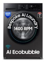 Samsung 9 kg, 5 star, AI EcoBubble, Super Speed, Wi-Fi, Digital Inverter,  Fully-Automatic Hygiene Steam with Inbuilt Heater,  Front Load Washing Machine