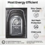 Samsung 9 kg, 5 star, AI EcoBubble, Super Speed, Wi-Fi, Digital Inverter,  Fully-Automatic Hygiene Steam with Inbuilt Heater,  Front Load Washing Machine - Image 2