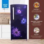 Voltas Beko  250L 3 Star Frost Free Double Door Refrigerator (Brushed Silver) - Image 3