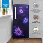 Voltas Beko  250L 3 Star Frost Free Double Door Refrigerator (Brushed Silver) - Image 2