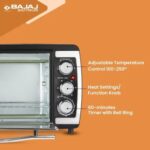 Bajaj 20 Litres Oven MS Powder Coated Body Toaster Griller with Glass Door, , 1400 Watts - Image 2