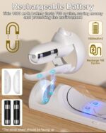 Quest 2, VR Charging Dock for Meta Magnetic Charging Station for Oculus Quest 2 VR Headset and Controllers, with 2 Rechargeable 1800mAh Batteries, USB-C Charger and LED Indicators - Image 2