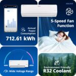 Voltas 1.5 ton 5 Star, Inverter Split AC  185V Vectra CAR, (Copper, 4-in-1 Anti-dust Filter, Adjustable Mode, White) - Image 10