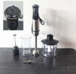 Hand Blender, 1000W Portable 4 in 1  21-Speed, 800ml Chopper Food Processor, 600ml Beaker Multifunctional for Smoothies, Baby Food, Sauces - Image 2