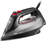 Braun Steam Iron, TextStyle SI 9281 BK first 3D BackGlide soleplate,  Smart iCare Mode, 3100 W, 330 ml tank, Auto Shut off.