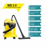 KARCHER WD 3V | Wet & Dry Vacuum Cleaner |  Home, Car & Furniture Cleaning | 1000W | 17L Tank | Durable Plastic Body | Blower Function | Fleece Filter Bag | German Tech - Image 4