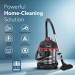 AGARO Ace Wet & Dry Vacuum Cleaner for Home, 1600 Watts, 21.5 kPa Suction Power, 21 litres Tank Capacity, for Home Use, Blower Function, Washable 3L Dust Bag, Stainless Steel Body (Black, Red, Steel) - Image 6