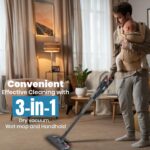 Inalsa Vacuum Cleaner with Mop for Floor Cleaning | 800 W Motor with Strong 16 KPA Suction |  | Handheld Vacuum Cleaner for Home Electric Mop | 5 Level Efficient Filtration (Ozoy Mop Plus),Black - Image 12