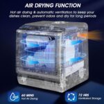 AIRMSEN Portable Countertop Dishwashers, 5 Washing Programs Mini Dishwashers with 5 L Built-in Water Tank and Double-layered Glass Door, No Hookup Needed for Home - Image 6