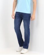 Men Blue Slim Fit Mid Wash Allensolly Jeans - Image 3