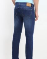 Men Blue Slim Fit Mid Wash Allensolly Jeans - Image 4