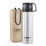 Steel Flask | Tri-Ply Vacuum Insulated Hot & Cold Bottle | With Cup Cap | Pexpo Ferrero Thermo