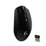Logitech G304 Lightspeed Wireless Gaming Mouse, 6 Programmable Buttons, 250h Battery Life, On-Board Memory, Hero Sensor, 12,000 DPI, Lightweight, Compatible with PC/Mac - Black