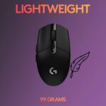 Logitech G304 Lightspeed Wireless Gaming Mouse, 6 Programmable Buttons, 250h Battery Life, On-Board Memory, Hero Sensor, 12,000 DPI, Lightweight, Compatible with PC/Mac - Black - Image 7