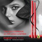 FACESCANADA Magneteyes Kajal Stick - Black, 0.35 Gm | 24 Hr Long Stay | One Stroke Smooth Glide | Waterproof, Smudgeproof & Fadeproof | Deep Matte Finish | Enriched With Almond Oil & Vitamin E - Image 6