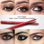 FACESCANADA Magneteyes Kajal Stick - Black, 0.35 Gm | 24 Hr Long Stay | One Stroke Smooth Glide | Waterproof, Smudgeproof & Fadeproof | Deep Matte Finish | Enriched With Almond Oil & Vitamin E - Image 3