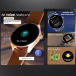 Titan Crest 1.43” AMOLED Smart Watch for Productivity with BT Calling, AI Morning Briefs, Functional Crown, Health Tracking, Aluminium Body, 100+ Sports Modes, Smartwatch  Black - Image 2