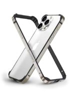 RAEGR Phone Case | Anodized Aluminum Bumper | Supports Mag-Safe Wireless Charging | Edge Armor Protective Minimal Case Compatible with iPhone 16 Pro (6.3-Inch)