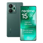 Realme 15 Smartphone 5G 128GB ROM 8GB RAM 6.8", AI Camera Green 7000mAh Battery 80W Fast Charge IP69 Waterproof 50MP