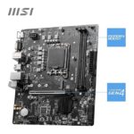 MSI PRO H610M-E DDR4 Motherboard, Micro-ATX - Supports 14th/13th/12th Gen Intel Core Processors, LGA 1700-2 x DIMMs (3200MHz), 1x PCIe 4.0 x16 Slot, 1 x M.2 Gen3, USB 3.2 Gen1, 1G LAN, HDMI 1.4 & VGA - Image 3