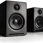 Audio Engine A2+ Desktop Wireless Bluetooth PC Speakers - Enceintes Pour Ordinateur - 60W Computer Speakers for Music and Gaming