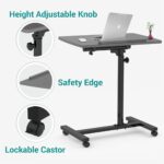 Multi-Function Desk Tilting Overbed Bedside VMS Office Buddy with Wheels for Office, Home - Image 4