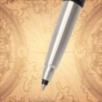 Parker Special Edition Vector Time Check Gold Trim Roller Ball Pen | Moulded Cap & barrel in world wide time Zones | Ink Color Blue | Navigator Technology - Image 3