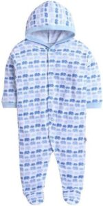 TiniBerry New Born Baby Clothes Set Romper & Sleepsuit for Light Blue Baby Pack of 2 - Image 5