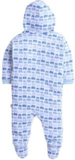 TiniBerry New Born Baby Clothes Set Romper & Sleepsuit for Light Blue Baby Pack of 2 - Image 4