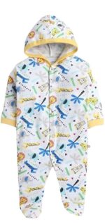 TiniBerry New Born Baby Clothes Set Romper & Sleepsuit for Yellow color Baby Pack of 2 - Image 2
