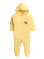 TiniBerry New Born Baby Clothes Set Romper & Sleepsuit for Yellow color Baby Pack of 2 - Image 3