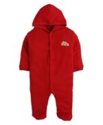 TiniBerry New Born Baby Clothes Set Romper & Sleepsuit for  Red color Baby Pack of 2 - Image 3