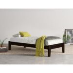 Sheesham Wood Single Size Bed Without Storage Solid Wood Cot Palang Wooden Bed for Bedroom Home Living Room (Walnut) (188x97x38cm)(Suggested Matters Size 72x36inch) - Image 6