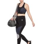 Clovia Women's Slim Fit Mid Rise Slim Polyamide Sports Tights