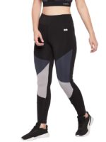 Clovia Women's Slim Fit Mid Rise Slim Polyamide Sports Tights - Image 5