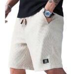 Men’s Slim Fit Knitted Short for Summer Stretchable Fabric  Breathable & Lightweight  Casual Lounge Short with Elastic Waistband & Drawstring - Image 6