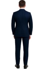 Men's 2 Piece Double Breasted Suit (Blue) - Image 7