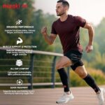 Mizaki UV Protection Leg sleeve For Men , Usead to Football, gym&home workout , Cycling - Free size Full Length Leg, Leg Compression warmers - Image 4