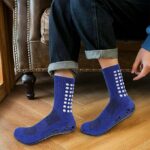 Hi-Tech Performance Athletic grip Socks for Men & Women | Crew Length, Anti-Slip Rubber Grip socks for footballers, Thick Cushion Sports Socks - Image 7