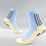 Hi-Tech Performance Athletic grip Socks for Men & Women | Crew Length, Anti-Slip Rubber Grip socks for footballers, Thick Cushion Sports Socks - Image 3