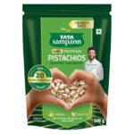 Tata Sampann Pistachios Roasted & Salted, Pista, 500g, Rich In Protein, Phosphorus, & Dietary Fibre, Premium Nuts & Dry Fruits, Crunchy & Delicious Healthy Snack - Image 7