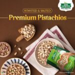 Tata Sampann Pistachios Roasted & Salted, Pista, 500g, Rich In Protein, Phosphorus, & Dietary Fibre, Premium Nuts & Dry Fruits, Crunchy & Delicious Healthy Snack - Image 5