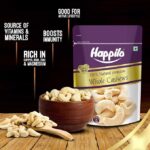 Happilo Premium Natural Whole Cashews 500g Value Pack | Dry Fruits, Kaju, Healthy Snacks | Unsalted Cashew Nuts | Crunchy, Nutritious & Delicious Nuts | Rich in Protein - Image 2