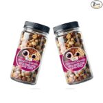 Growfitz Premium 15-in-1 Trial Mix 400g | Healthy Mixed Dry Fruits, Nuts & Seeds | Cashews, Almonds, Pistachio, Cranberries, Raisins, Pumpkin, Sunflower | High Protein Snack | Reusable Jar, Pack of 2