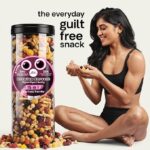 Growfitz Premium 15-in-1 Trial Mix 400g | Healthy Mixed Dry Fruits, Nuts & Seeds | Cashews, Almonds, Pistachio, Cranberries, Raisins, Pumpkin, Sunflower | High Protein Snack | Reusable Jar, Pack of 2 - Image 4