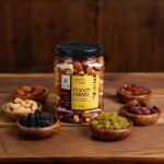 NUTRI HARVEST Panch Meva Premium Dry Fruits Mix pack, Natural Blend of Almonds, Cashews,Black and green Raisins and diced Dates| Fit for Fasting | (Re-sealable pack for freshness) 2*250 gram(500gram) - Image 3